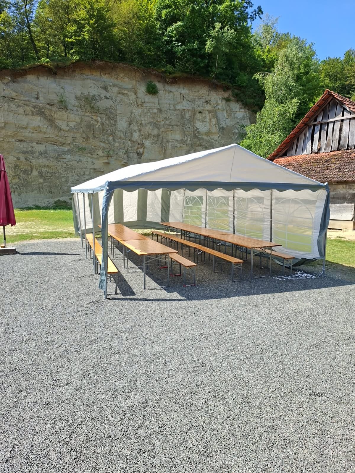 Slika šatora za proslave