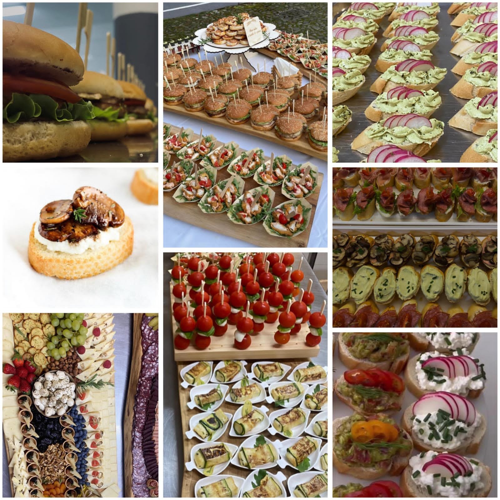 Slika hrane za catering